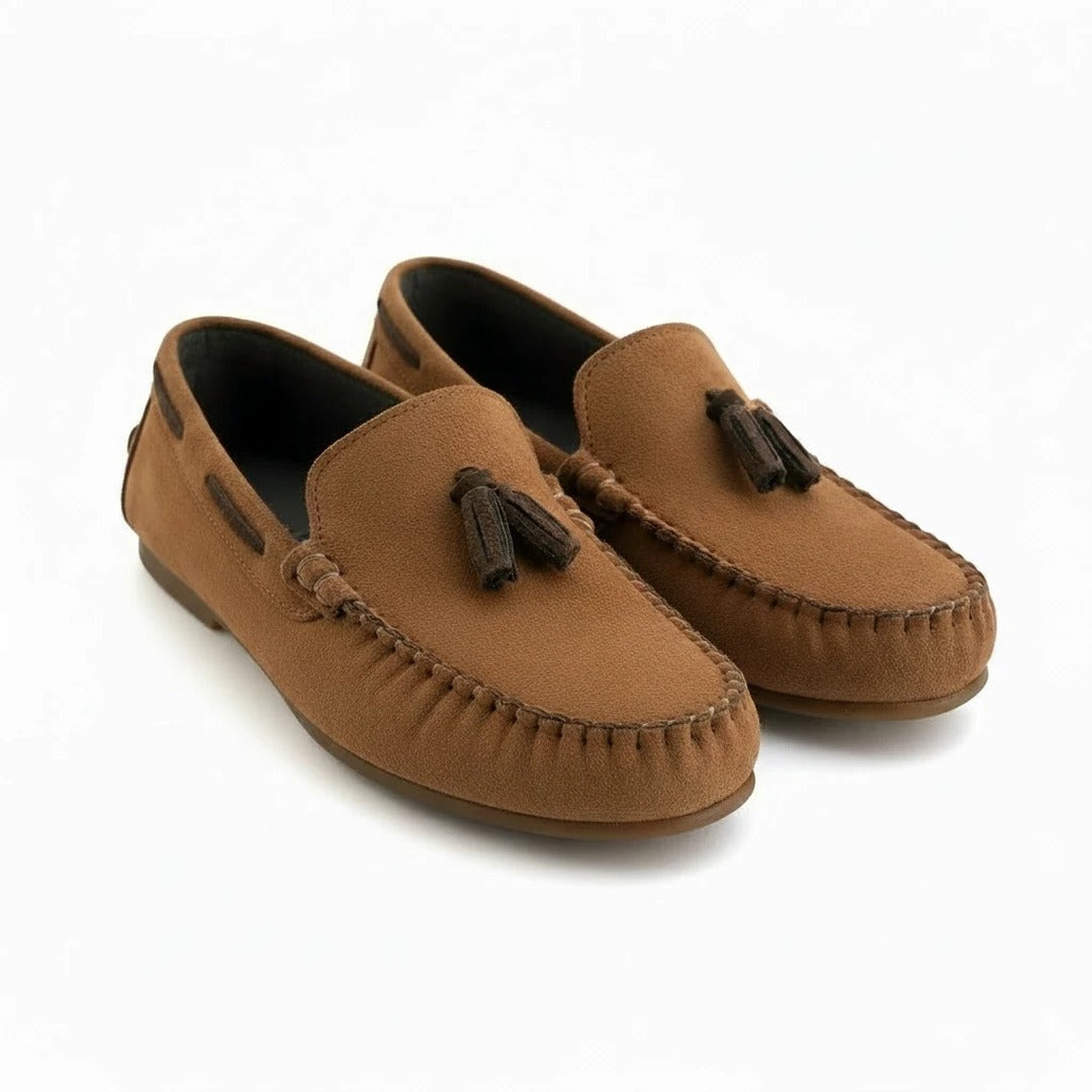 Taba çocuk loafer - kaydirmaz taban
