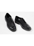 Erkek Çocuk Siyah Dokulu Klasik Ayakkabı 