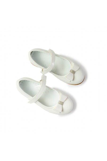 Beyaz Renk Kız Çocuk Babet Ayakkabı