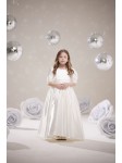 Kız Çocuk Beyaz Prenses Elbisesi – Dantelli ve Kabarık Abiye | 1-10 Yaş Kız Çocuk Beyaz Prenses Elbisesi – Dantelli ve Kabarık Abiye | 1-10 Yaş
