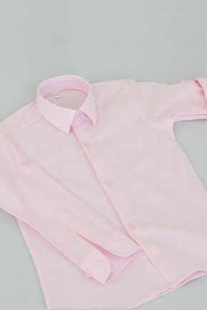 Açık Pembe Erkek Çocuk Gömleği Açık Pembe Erkek Çocuk Gömleği
